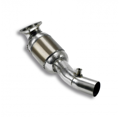 Convertidor catalizador metalico delantero derecho Sistema 100% de acero inoxidable, sobredimensionado 2 x Ø65 mm -> Ø60 mm FERR