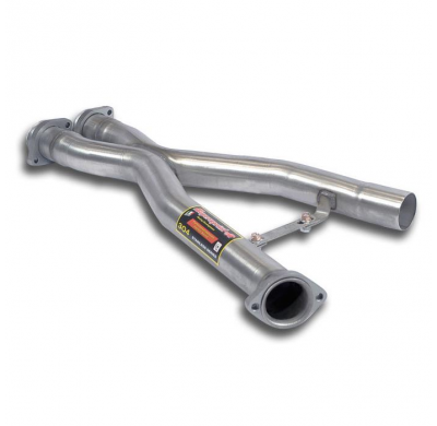 Tubo Central  "X" (Reemplaza Escape Central Oem) - Bmw E31 850 Csi V12 (S70) '92 -> '97 Supersprint