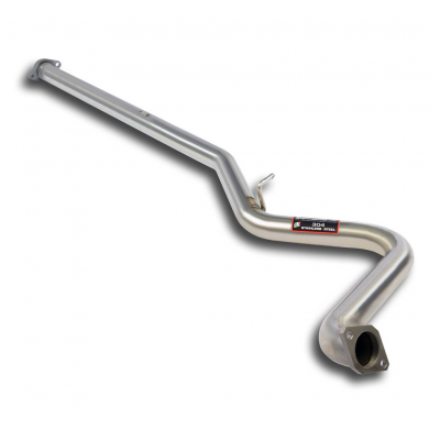 Tubo central Sistema completo 100% Acero Inox tamaño grande Ø63,5mm SUBARU BRZ 2.0i (200 CV) '12 -> '16 Tubo central SIN HOMOLOG