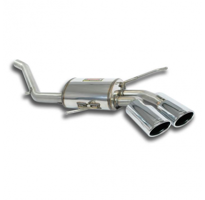 Silencioso trasero derecho 120x80 Sistema 100% de acero inoxidable, 2 x Ø60 mm MERCEDES W164 ML 500 V8 (5.0i - 306 CV) '05 -> '0
