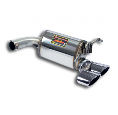 Silencioso trasero derecho  "Racing" 120x80(AMG style) Sistema "Cat.-Back" 100% Acero Inox 2 x Ø60mm Solo sistema completo  MERC