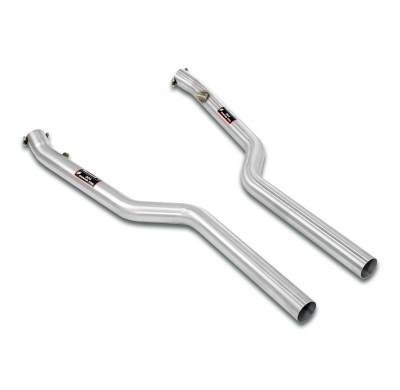Tubo delantero Derecho-Izquierdo (Reemplaza catalizador) Sistema completo 100% de acero inoxidable, 2 x Ø70 mm BMW E61 (Touring)