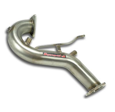 Tubo de escape turbo (sustituye al DPF) Con orificios para sensores Versión "corta" - Compruebe la pieza OEM instalada Turbo dow