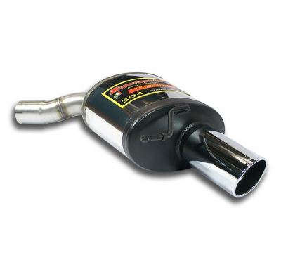 Rear exhaust Right O120 "Power Loop"For OEM rear bumper Sistema 100% Acero Inox tamaño grande 2 x Ø65mm para modelos largo y cor