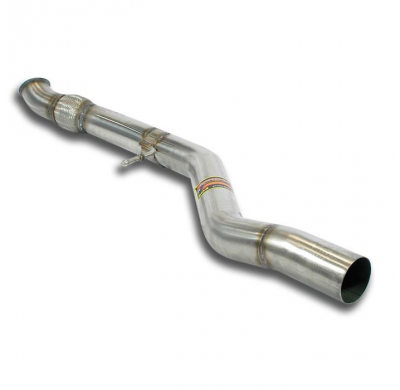 Tubo delantero Sistema de escape completo "Cat.-back" 100% de acero inoxidable para el silenciador trasero de serie / M Performa