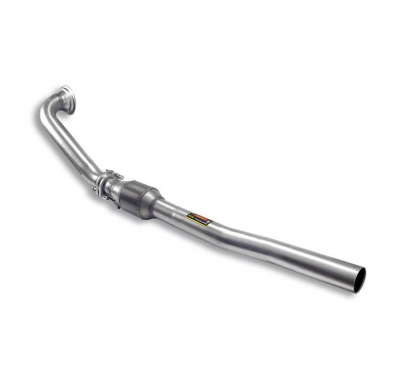Turbo downpipe kit + catalizador metalico 200 CPSI EURO 5  Sistema 100% Acero Inox tamaño grande  Ø76mm AUDI RS Q3 2.5 TFSI Quat