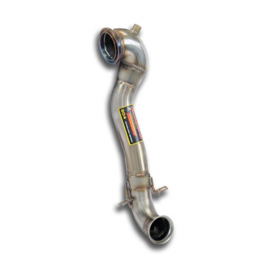 Bajante (Reemplaza catalizador OEM) ALTERNATIVA: - Downpipe kit para el tubo de escape original sobre el eje, 100% acero inoxida