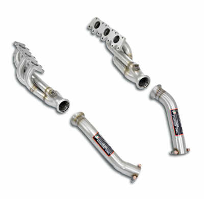 Colectores (Para catalizador OEM) Sistema 100% de acero inoxidable AUDI A6 4B QUATTRO (Sedan + Avant) 2.8i V6 (193CV) '97 -> '04