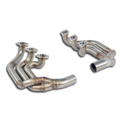 Colectores Derecho-Izquierdo para catalizador OEM-5,2 Kg Sistema 100% de acero inoxidable - Sobredimensionado 2 x Ø54 mm - Model