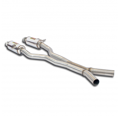 Central Muffler + "X-Pipe"(Long Wheelbase) - Mercedes T251 R 63 Amg 4-Matic V8 '06 -> '07 Supersprint