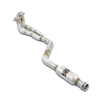Front exhaust (for OEM manifold, Left Hand Drive Only) Sistema 100% de acero inoxidable MERCEDES 190E 2.3-16 (177 CV - 185 CV) '