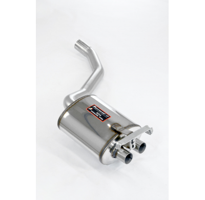 Escape trasero 140x60 "EVO" Sistema "Cat.-back" 100% de acero inoxidable MERCEDES 190E 2.3-16 (177 CV - 185 CV) '84 -> '88 Rear