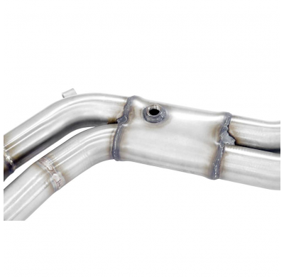 Kit tubos delanteros Derecho-Izquierdo con catalizador metalico(for OEM manifold, Left Hand Drive Only) Sistema 100% de acero in
