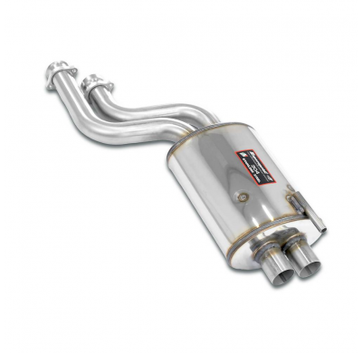 Tubo Central Sistema 100% de acero inoxidable "Doble Tubo" - Solo kit completo MERCEDES W201 190 E 3.2 AMG (234 CV) '87 -> '93 T