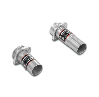 Kit tubos de conexión Sistema "Cat.-back" 100% de acero inoxidable - Solo kit completo MERCEDES W140 400 SE V8 '91 -> '92 Kit tu