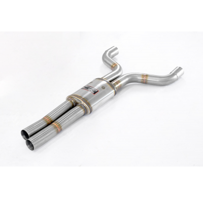 Front exhaust Sistema 100% de acero inoxidable, 2 x Ø65 mm MERCEDES C126 500/560 SEC (For M157 5.5L V8 Twin Turbo engine convers