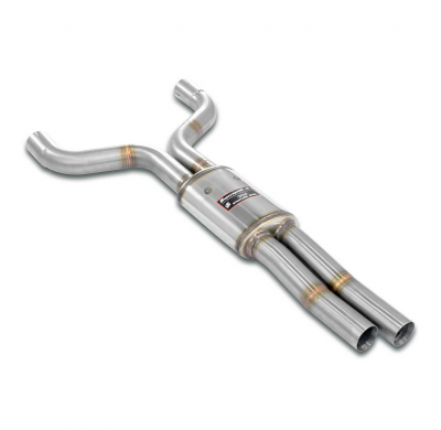 Front exhaust Sistema 100% de acero inoxidable, 2 x Ø65 mm MERCEDES C126 500/560 SEC (For M157 5.5L V8 Twin Turbo engine convers