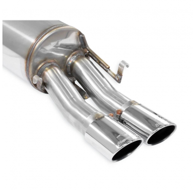 Kit de tubo intermedio + silenciador trasero 2 Ov. 90x7 Escape trasero (para kit de carrocería ancha AMG) MERCEDES C126 500/560