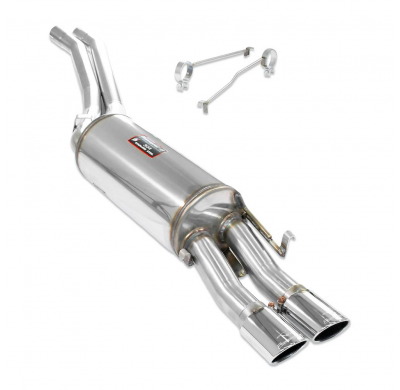 Kit de tubo intermedio + silenciador trasero 2 Ov. 90x7 Escape trasero (para kit de carrocería ancha AMG) MERCEDES C126 500/560