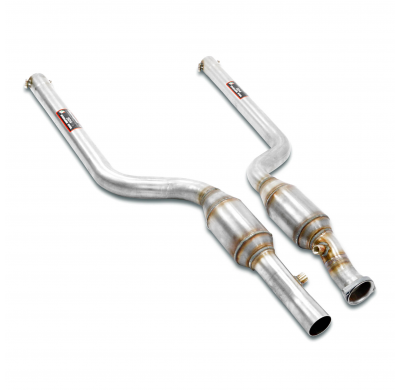 Catalizador metalico Derecho-Izquierdo Sistema de competición 100% acero inoxidable, 2 x Ø60 mm MERCEDES R171 SLK 350 V6 (M272 -