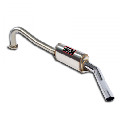 Rear exhaust Sistema 100% de acero inoxidable - Para colector OEM ALFA ROMEO 1750 (Todos los modelos) '67->'72 Rear exhaust CON