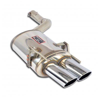 Silencioso trasero 100 x 75 Sistema "Cat.-Back" 100% de acero inoxidable MERCEDES A208 CLK 55 AMG Cabrio (347 CV) '00 -> '03 Sil