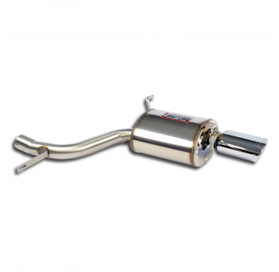 Silencioso trasero derecho  120x80 Sistema de competición 100% acero inoxidable, 2 x Ø60 mm MERCEDES R171 SLK 300 V6 (231 CV) '0