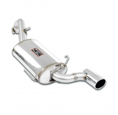 Rear exhaust 90x85 (Right-side exit) Sistema "Cat.-back" 100% de acero inoxidable ALFA ROMEO 75 2.5 V6 Quadrifoglio Oro/Milano (
