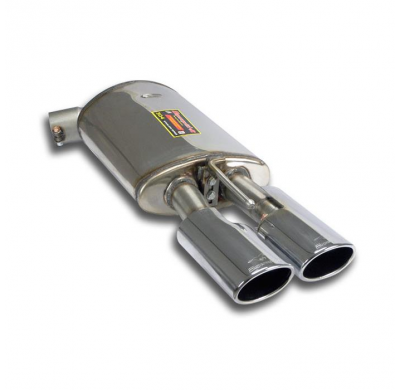 Silencioso trasero derecho 120x80 Sistema completo 100% acero inoxidable 2 x Ø70mm Solo sistema completo MERCEDES C216 CL 63 AMG