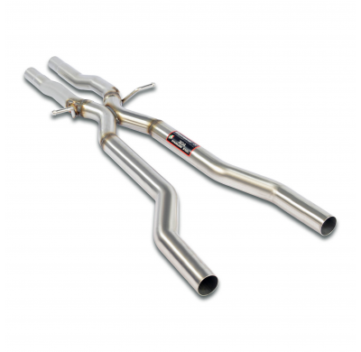Tubo Central  + "X-Pipe" ALTERNATIVA: - Sistema "Axle-Back" 100% acero inoxidable, sobredimensionado 2 x Ø70 mm - Solo kit compl