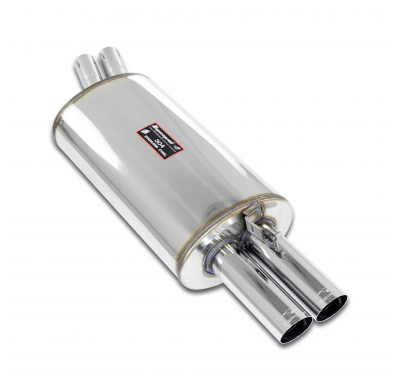 Silencioso trasero OO70 Sistema 100% Acero Inox 2 x Ø50mm Solo sistema completo ALPINA B6 S (E30) 3.5i ' 91 -> ' 92 Silencioso t