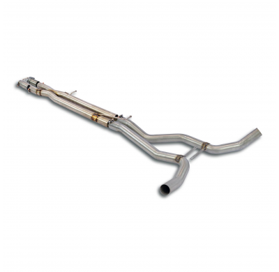 Tubo central Derecho-Izquierdo "X-Pipe" (Reemplaza silencioso central OEM) ALTERNATIVA: - Sistema 100% de acero inoxidable para