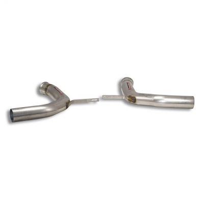 Kit tubos de conexión Derecho-Izquierdo para silencioso central OEM ALTERNATIVA: Sistema 100% de acero inoxidable para silenciad