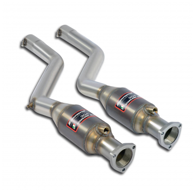 Catalizador metálico carrera 100% Stainless Racing exhaust system, Oversize 2x Ø 63,5 mm, Side exit - Full kit only BMW E46 M3 3