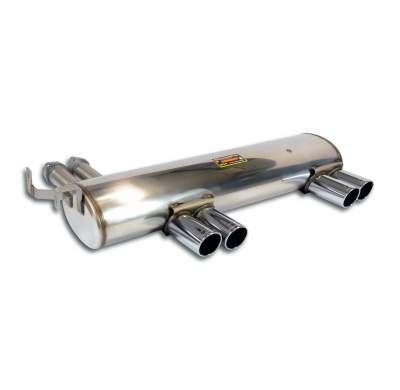 Silenciador trasero "Touring" derecho - izquierdo Con homologación CEE Sistema silencioso Racing 100% Acero Inox tamaño grande