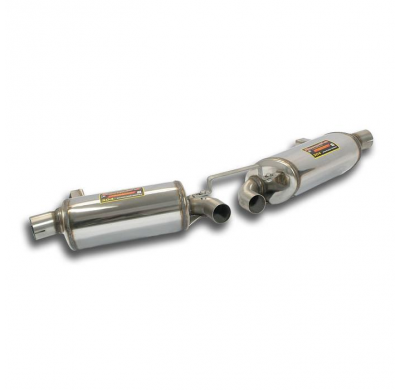 Escape Trasero Derecho-Izquierdo "Racing" - Porsche 987 Boxster S "Edicion Negro" 3.4i (320 Cv) 2010 -> 2011 Supersprint