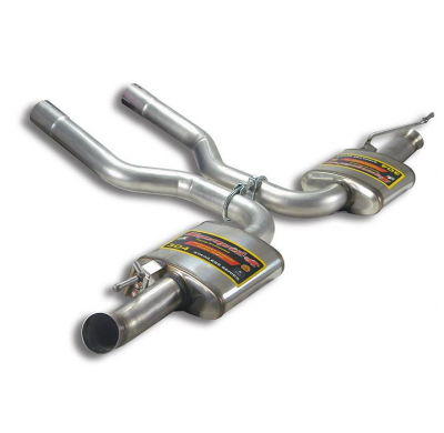 Escape Trasero Derecho-Izquierdo "Racing" - Porsche 957 Cayenne Turbo S 4.8i V8 (550 Cv) 2007 -> 2010 Supersprint