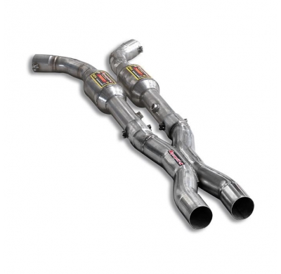 Tubo Anteiror "X" Con Catalizador Metalico  - Corvette C5 5.7i V8 '01 -> '03 Supersprint