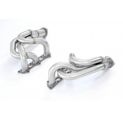 Colectores Derecho-Izquierdo Sistema 100% Acero Inox " Racing cup " con salida central PORSCHE 996 GT3 3.6i (360 CV) ' 99 -> ' 0