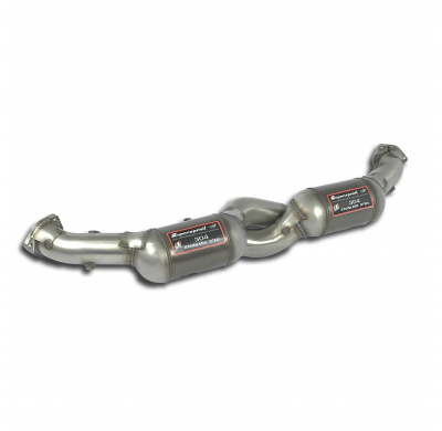 Tubo Delantero Con Catalizador Metalico Derecho-Izquierdo 100cpsi  - Porsche 996 Targa (3.6i - 320 Cv) '02 -> '04 Supersprint