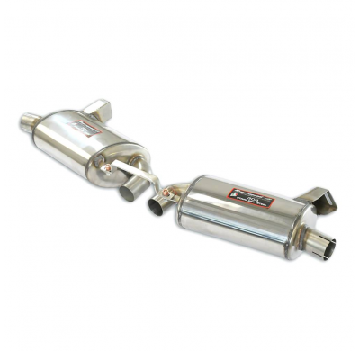 Silencioso trasero Derecho-Izquierdo "Racing" ALTERNATIVA: - Kit de silenciador trasero para colectores y precatalizador OEM. -