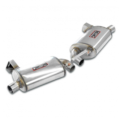 Silencioso trasero Derecho-Izquierdo "Racing" ALTERNATIVA: - Kit de silenciador trasero para colectores y precatalizador OEM. -