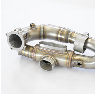 Front pipe Right - LeftReplaces catalytic(Con intercambiadores de calor) Sistema 100% de acero inoxidable, 2 x Ø60 mm PORSCHE 99