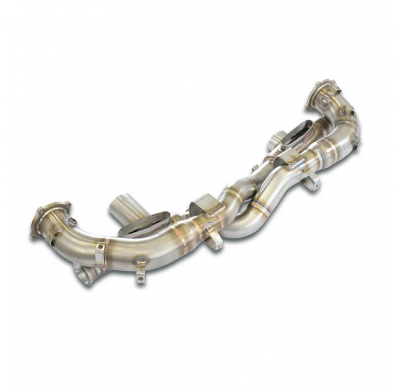 Front pipe Right - LeftReplaces catalytic(Con intercambiadores de calor) Sistema 100% de acero inoxidable, 2 x Ø60 mm PORSCHE 99
