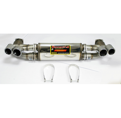 Escape Trasero Derecho-Izquierdo "Sport" + Catalizador Metalico 100 Cpsi - Porsche 991 Turbo 3.8i (520 Hp) 2013 -> 2015 Supe