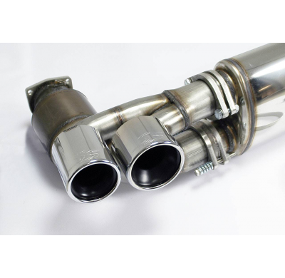 Escape Trasero Derecho-Izquierdo "Sport" + Catalizador Metalico 100 Cpsi - Porsche 991 Turbo 3.8i (520 Hp) 2013 -> 2015 Supe