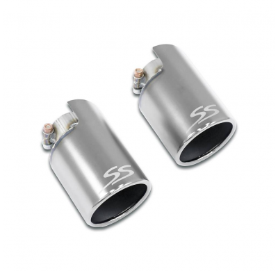 Endpipe kit Right OO100 "Gun Metal Grey" Kit de silenciador trasero 100% acero inoxidable - Solo kit completo PORSCHE Panamera G