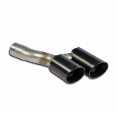 Kit Tubo De Conexión Izquierdo + "Negro" Cola De Escape Oo90 - Porsche 991 Carrera Cabriolet / Carrera 4 Cabriolet 3.4i (350 Cv)