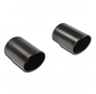 Kit Colas De Escape Negras Oo100 - Vw Golf Vii Gti Clubsport S 2.0 Tsi (310 Cv) 2016 -> Supersprint