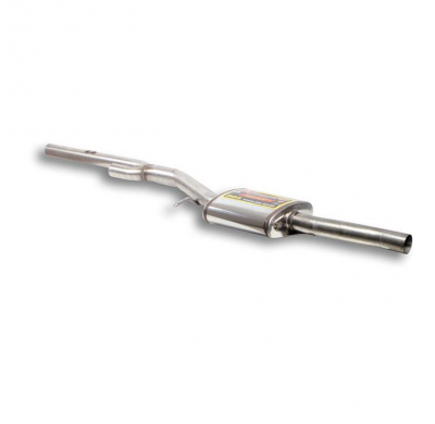 Escape Central Acero Inox - Audi A4 Quattro (Sedan + Avant) 2.5 Tdi V6 (150 Cv - 180 Cv)  -> ' 00 Supersprint